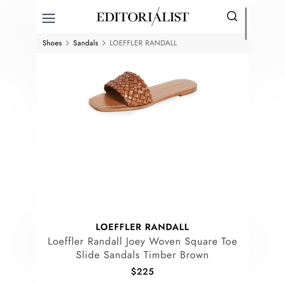 Loeffler Randall Woven Square Toe Sandal - Picture 7 of 7